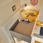 Bunk beds - Boomerang - Kids/ Teens L - Shaped Loft Beds - Spaceman