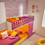 Bunk beds - Z - Kids/ Teens Bunk Beds with Wardrobes - Spaceman