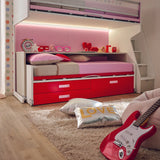 Bunk beds - Zigzag - Kids/ Teens Bunk Beds with Mobile Study Desk - Spaceman