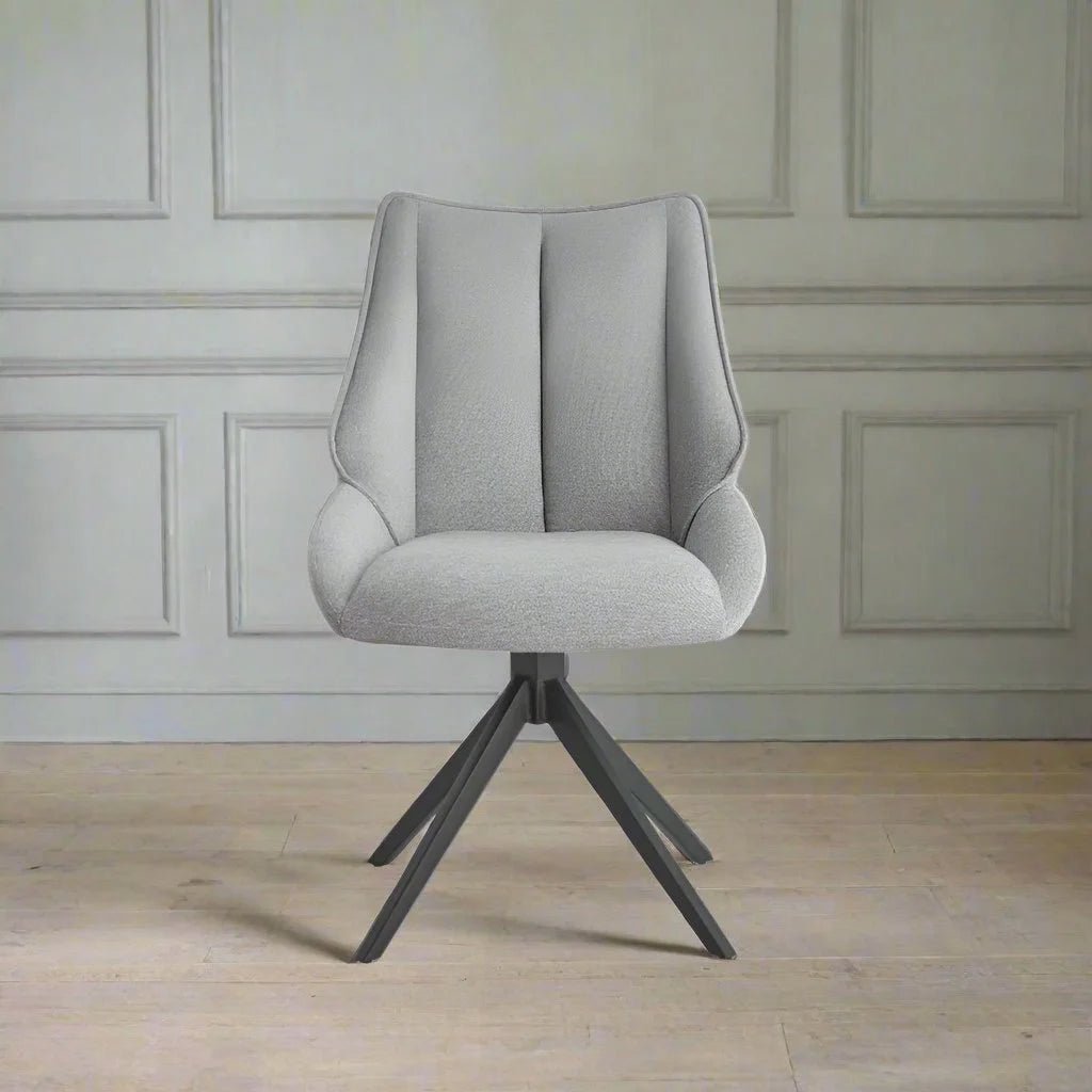 Chairs - Wingback - Luxurious Swivel Dining Chairs - Spaceman