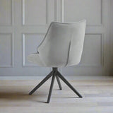 Chairs - Wingback - Luxurious Swivel Dining Chairs - Spaceman