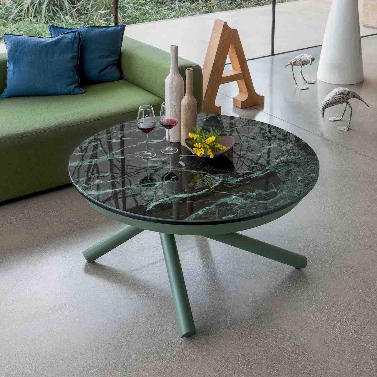 Coffee tables - Plexus Rise Round - Coffee and Extending Dining Table - Spaceman