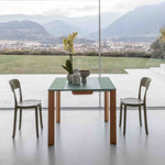 Dining table - Delta - Slim Console and Extendable Dining Table - Spaceman