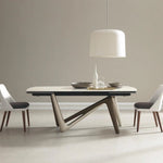 Dining table - Interlace - Stunning Extendable Ceramic Dining Table - Spaceman