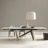 Dining table - Interlace - Stunning Extendable Ceramic Dining Table - Spaceman