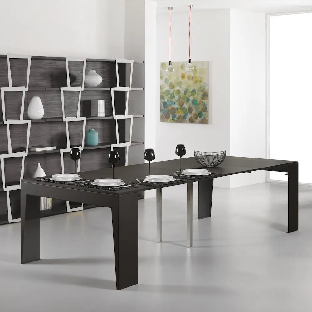 Dining table - Mammoth - Console Dining Table and Hidden Chairs - Spaceman