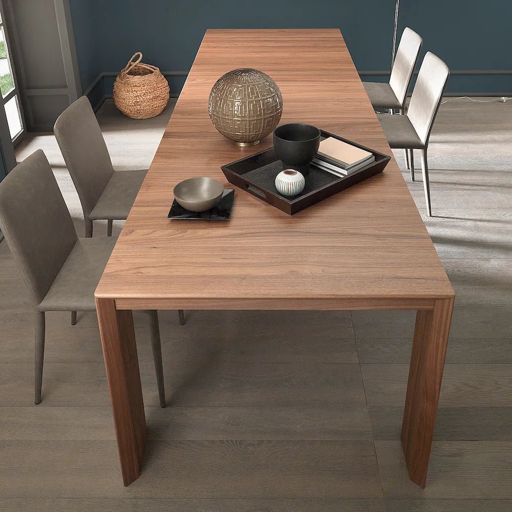 Dining table - Mantel - Wood Veneer Console and Extendable Dining Table - Spaceman