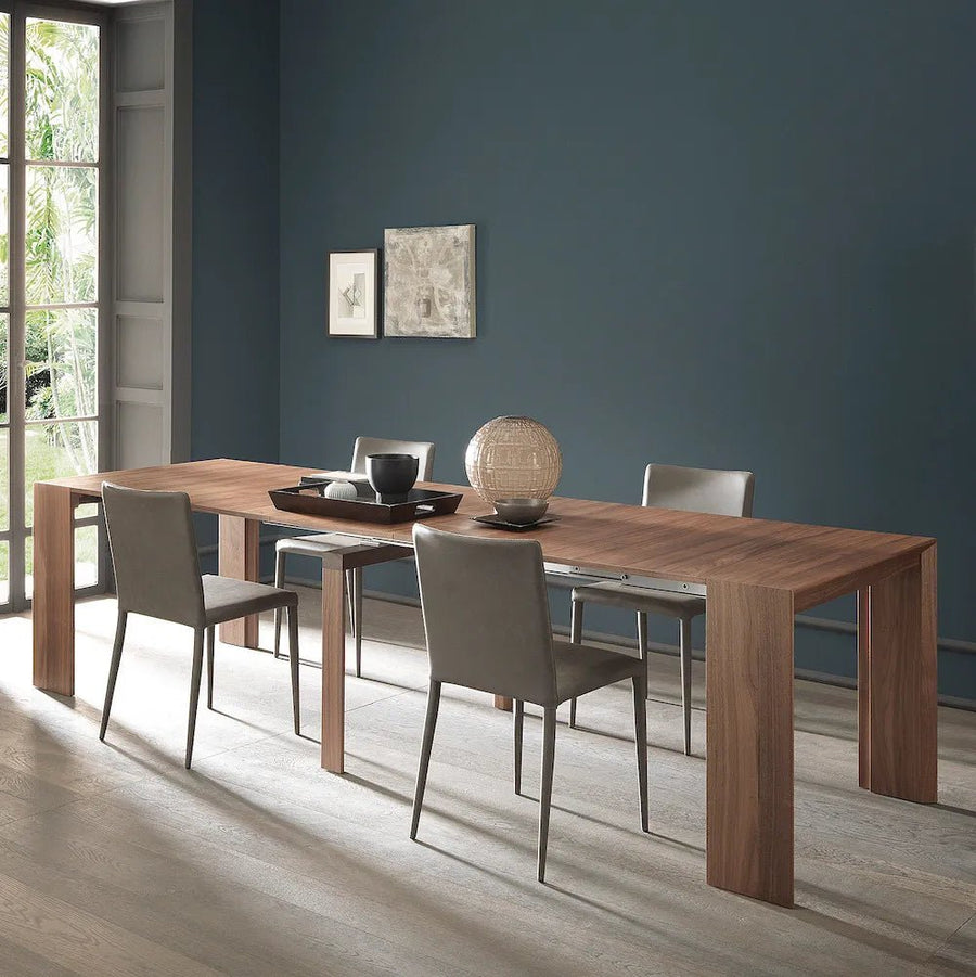 Dining table - Mantel - Wood Veneer Console and Extendable Dining Table - Spaceman