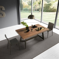 Dining table - Piazza - Dining Table Extends From Rectangular To Square - Spaceman