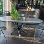 Dining table - Plexus Round - Modern Extending Dining Table - Spaceman