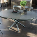 Dining table - Plexus Round - Modern Extending Dining Table - Spaceman