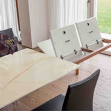  - Flatiron - Extending Dining Table Set - Spaceman