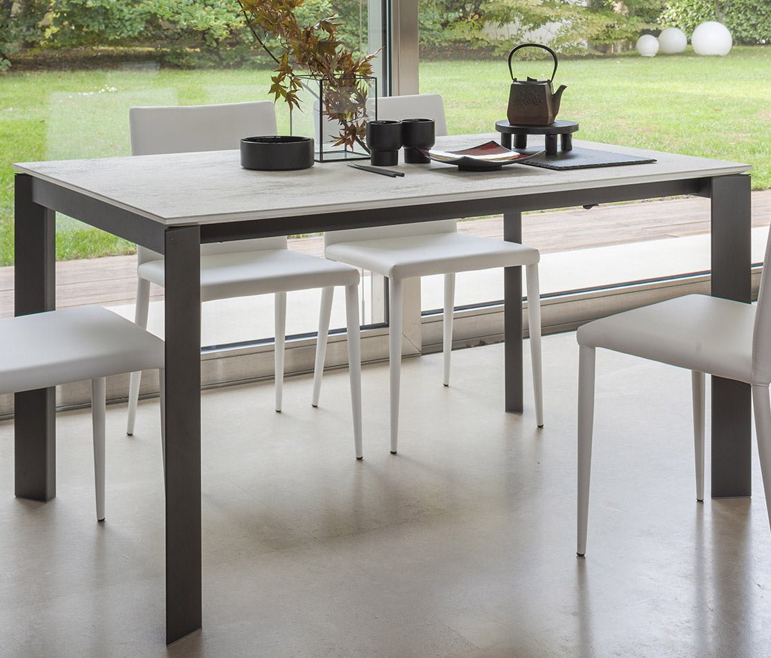  - Flatiron - Extending Dining Table Set - Spaceman