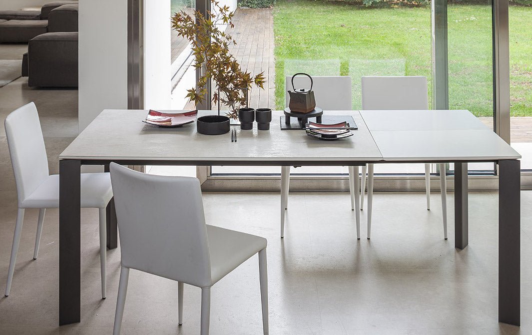  - Flatiron - Extending Dining Table Set - Spaceman