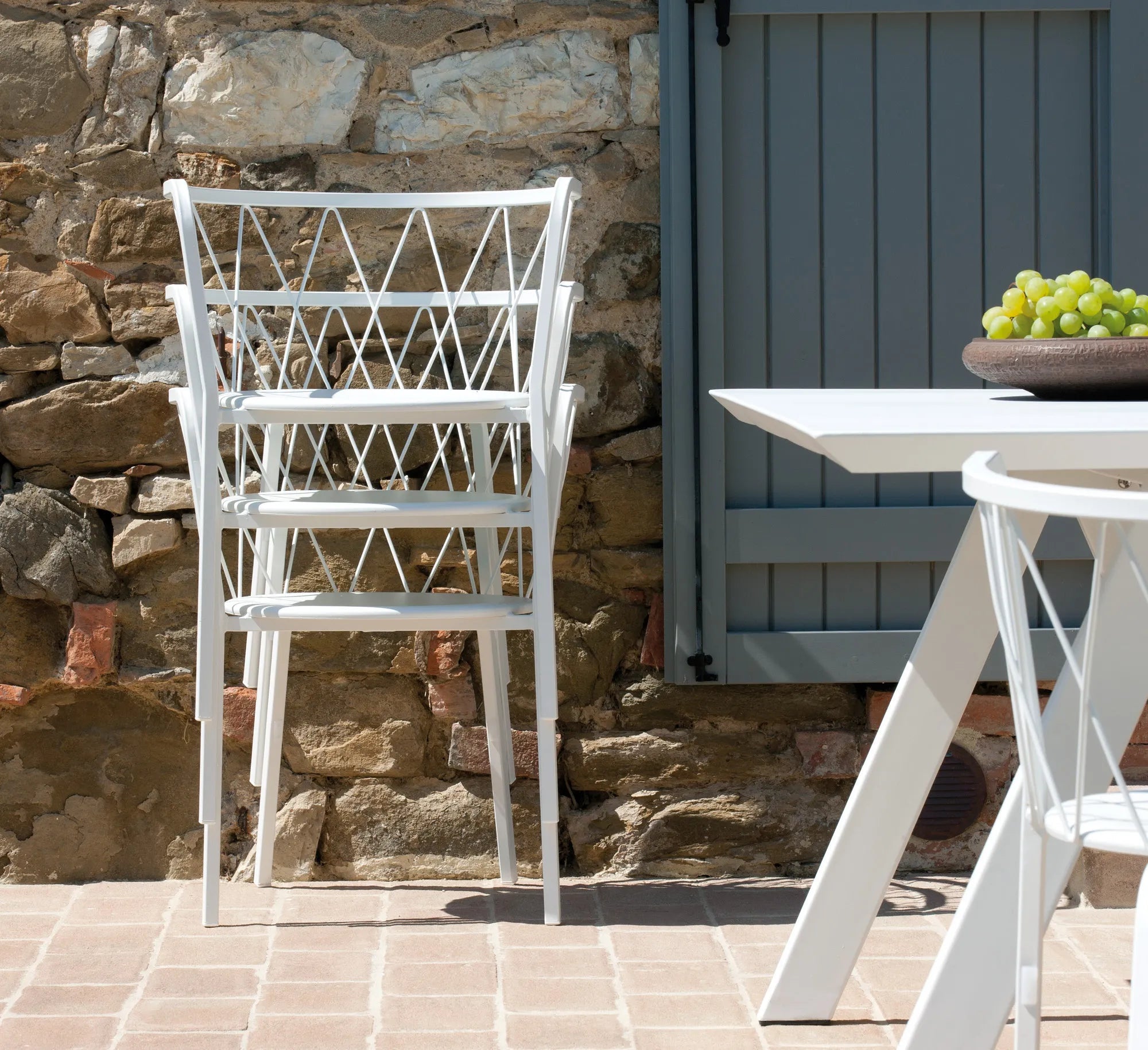 Outdoor - Lattice - Outdoor Dining Chair - Spaceman