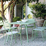 Outdoor - Slat - Stackable Outdoor Dining Chair - Spaceman