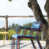 Outdoor - Slat - Stackable Outdoor Dining Chair - Spaceman