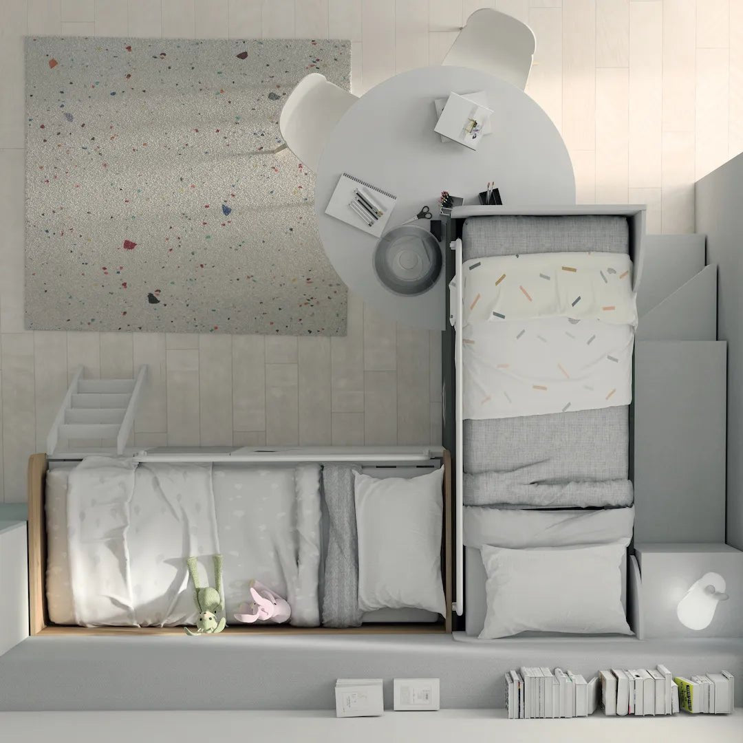  - Pandora - Kids/ Teens Loft Bed and Wardrobe - Spaceman