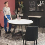 Stellar - XL Round Extendable Dining Table - Space Saving Dining Tables - Spaceman Singapore Video