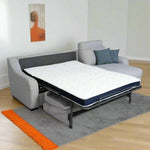 Sofa bed - Slumbersofa Apex - high backrest sofa bed with charming curved arms - Spaceman