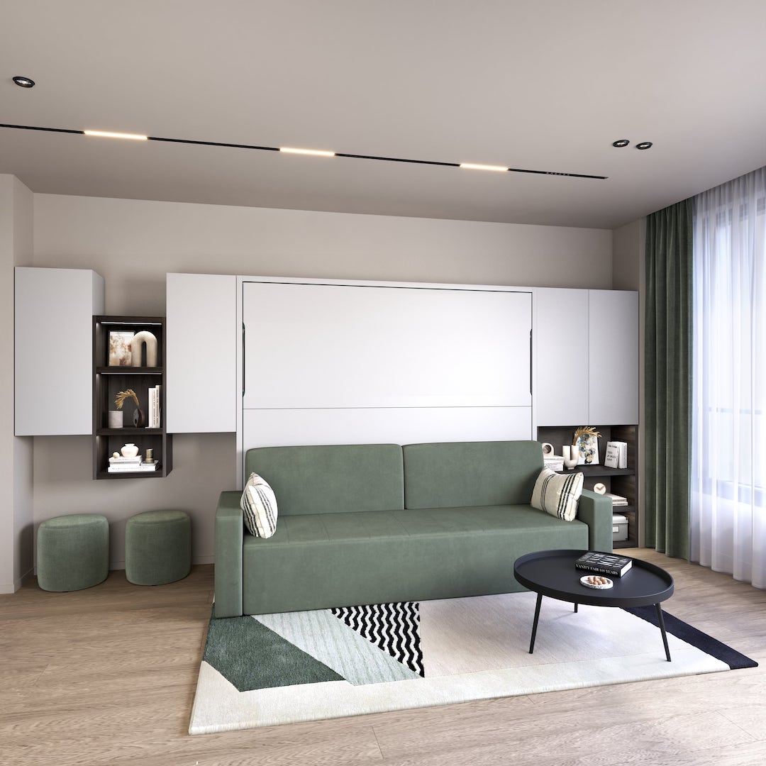 Transforming beds - Slumbersofa Modern - Sofa and Quick Opening Murphy Bed - Spaceman